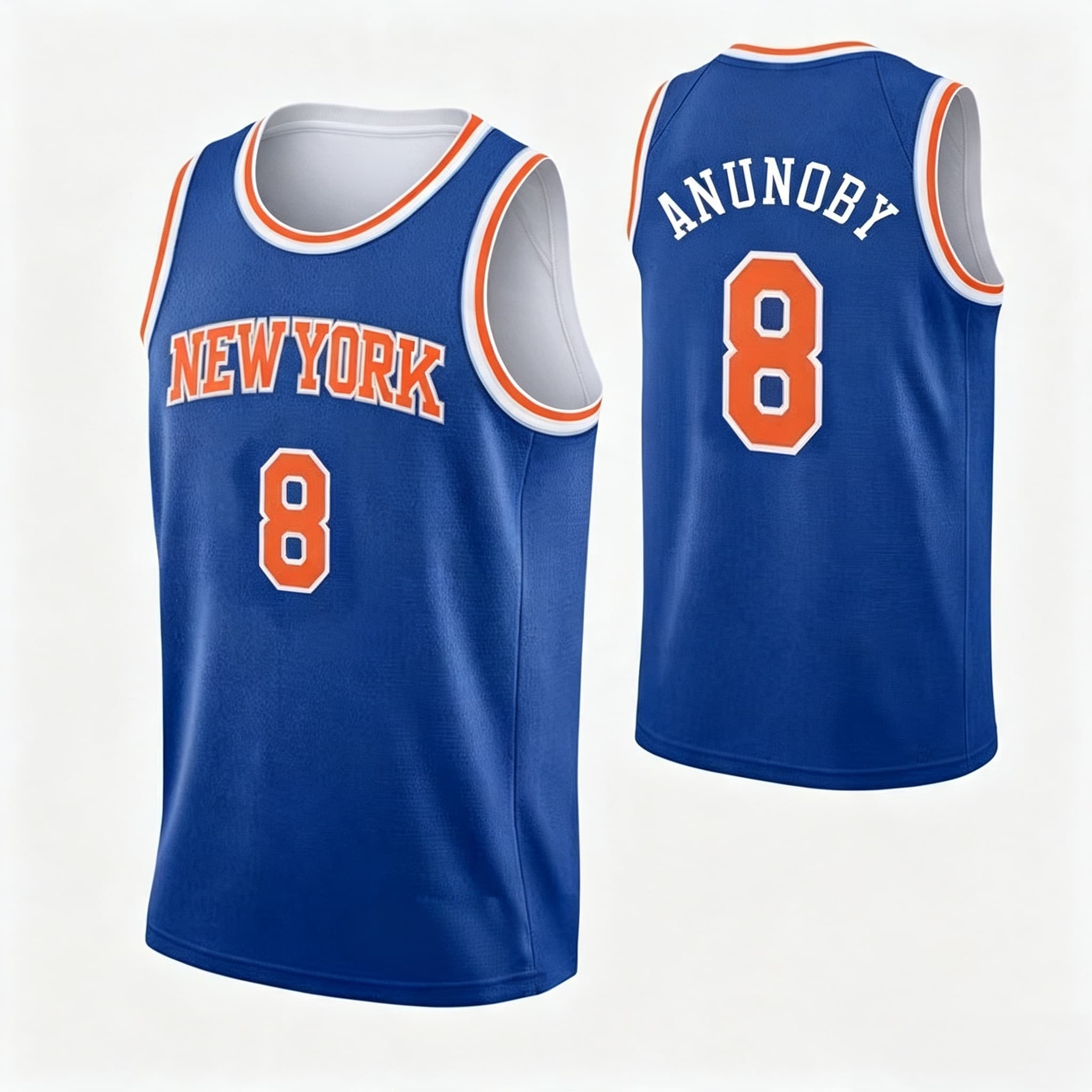 York Men'S Fashion - Hombres Anunoby # 8 Camisetas de