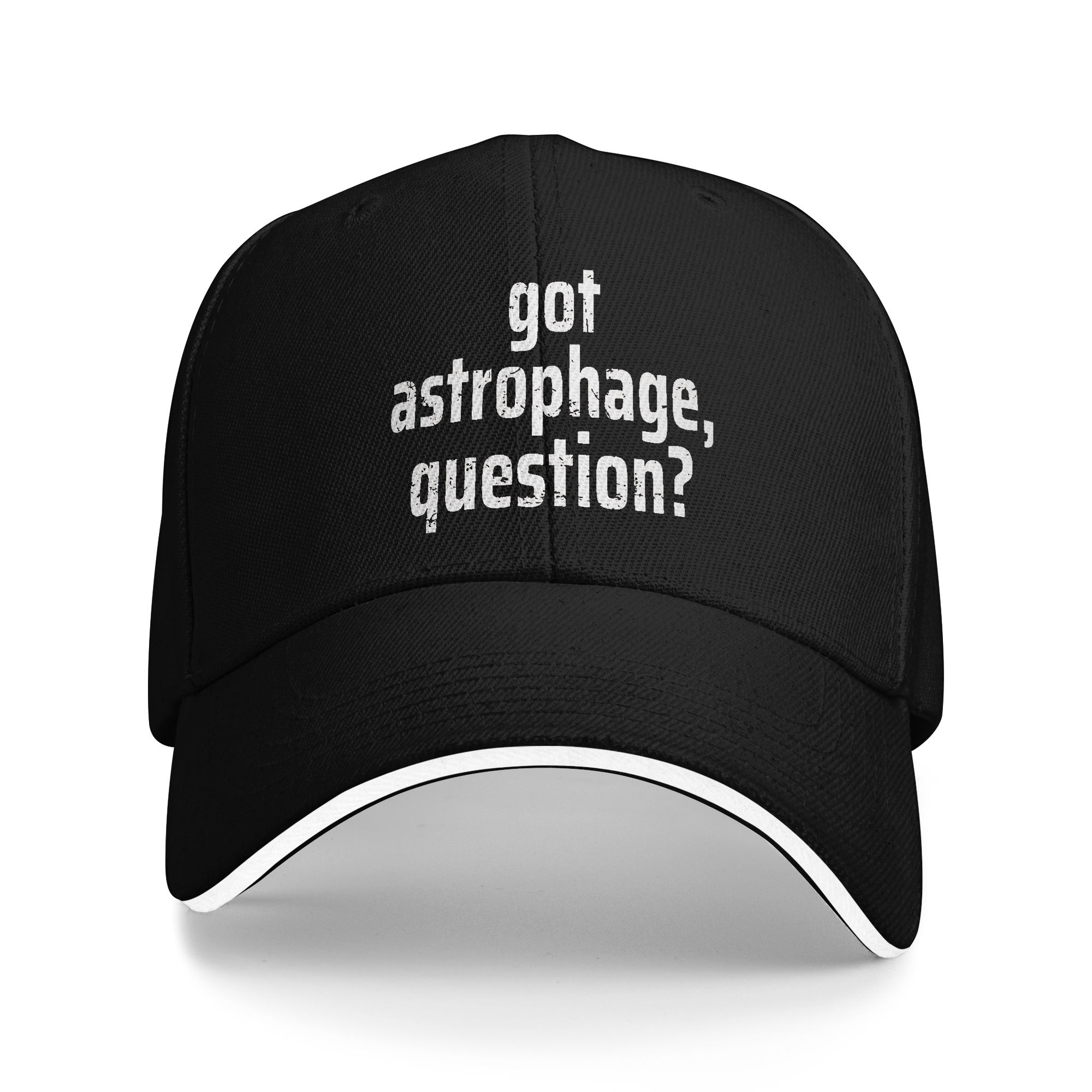 Men'S Fashion Questions - Gorra de béisbol con estampado de