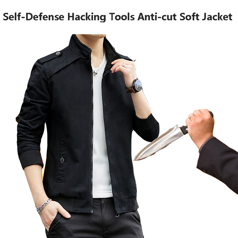 Mens Fashion Hacks - Chaqueta anticorte para hombre, ropa protectora