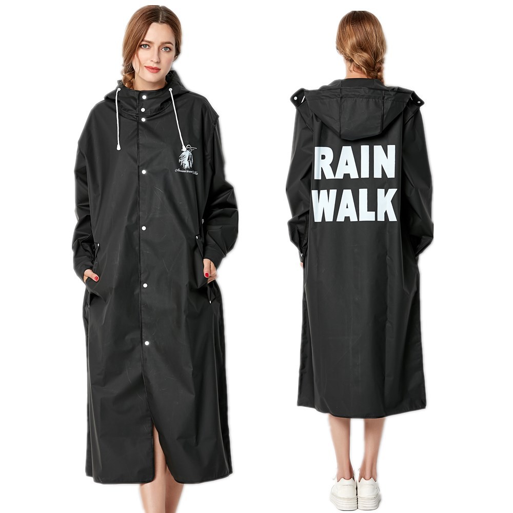 Mens Fashion Poncho - Nueva moda, capa de lluvia negra