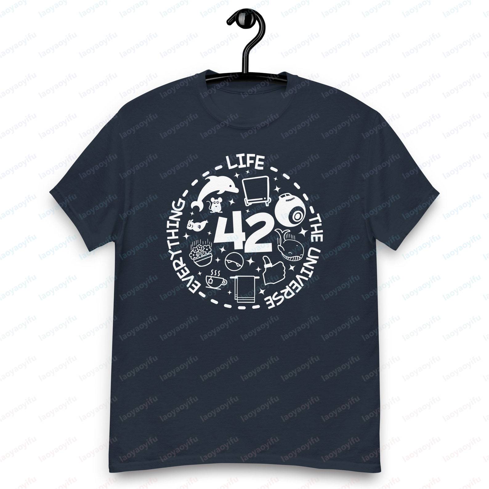 Men'S Fashion Questions - Camiseta Life Universe Everything 42: Respuesta
