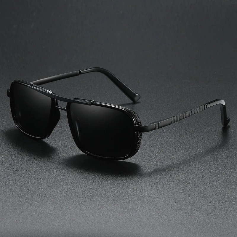 Men'S Fashion Glasses - Gafas de Sol Rectangulares de Lujo