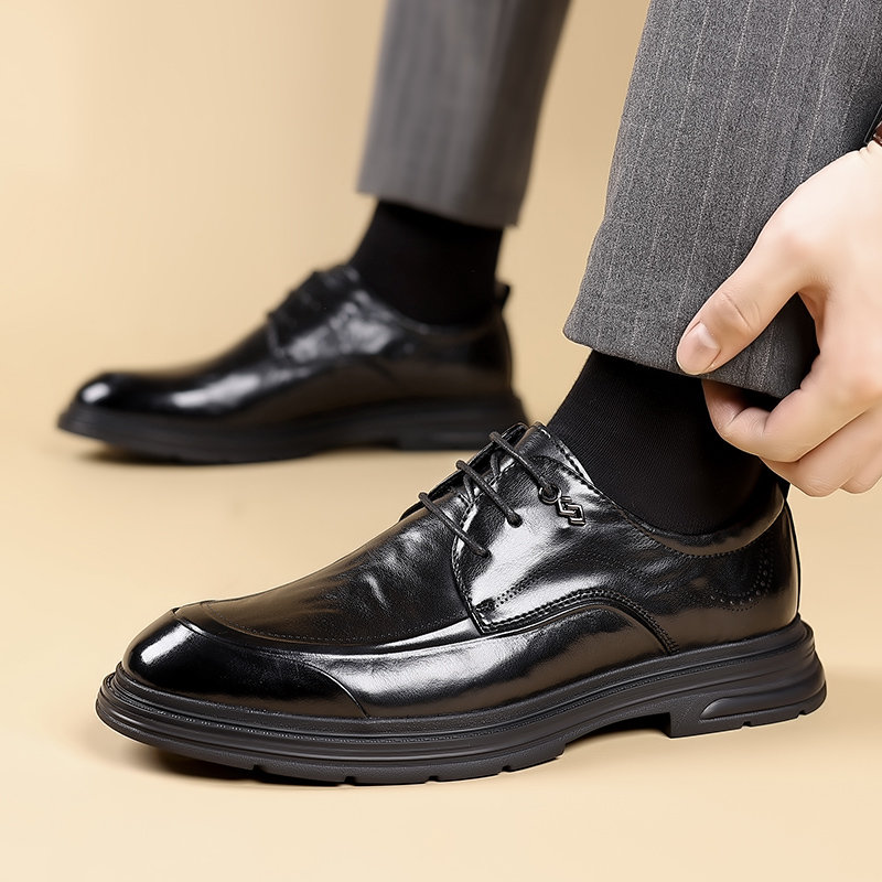 Oxford Shoes Brogue - Nuevos Zapatos Oxford de Cuero Casuales