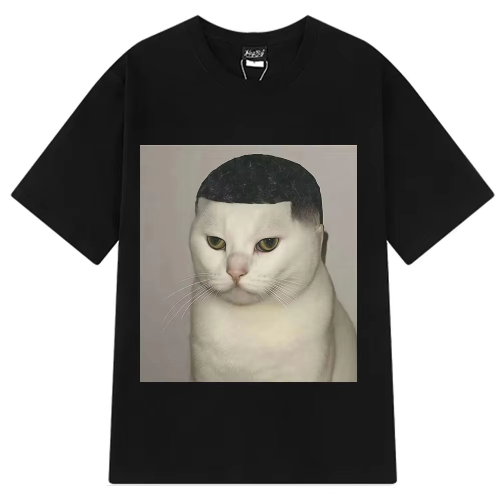 Men'S Fashion Haircuts - Camisetas Divertidas con Memes de Gatos