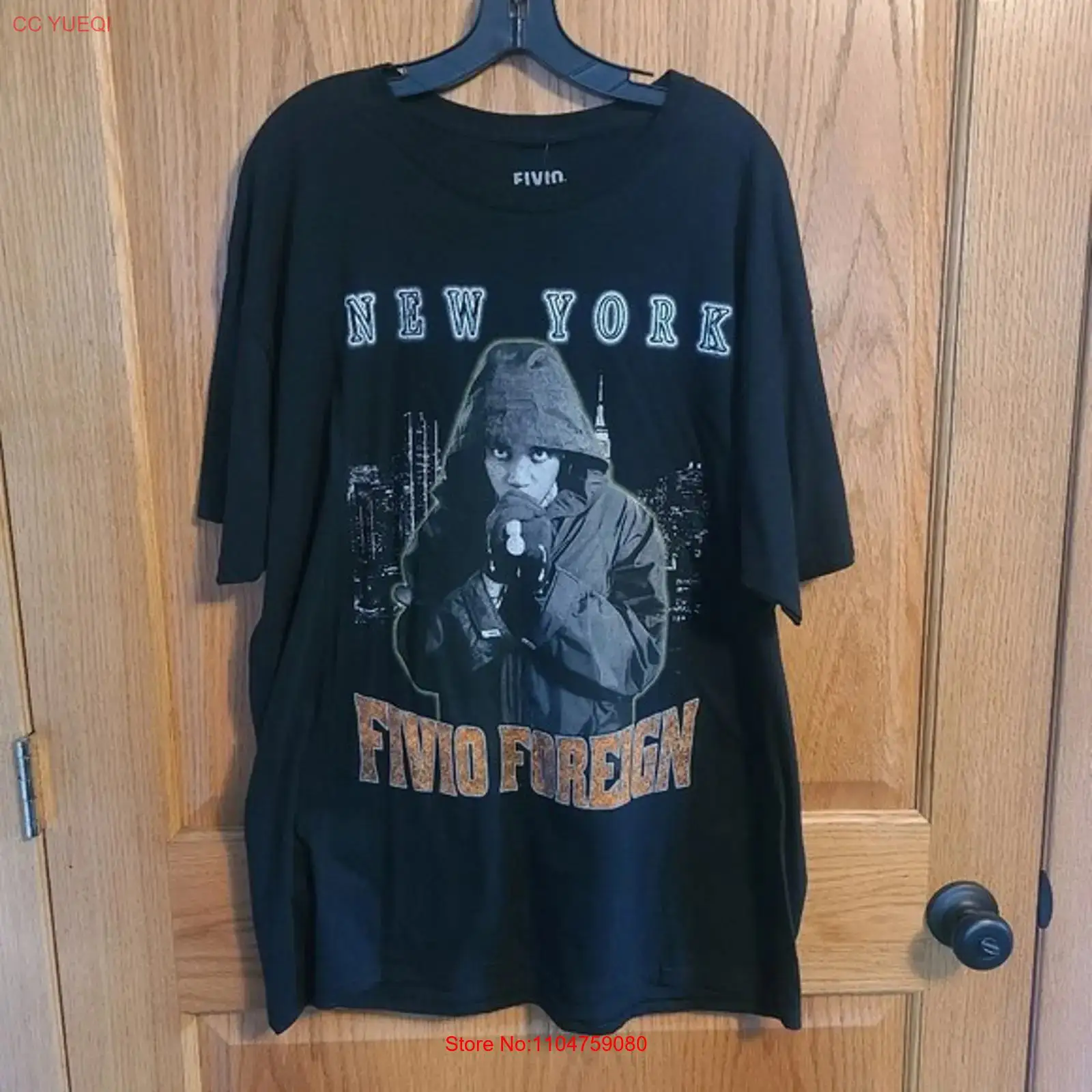 York Men'S Fashion - Camiseta Negra para Hombre Rue21 Fivio