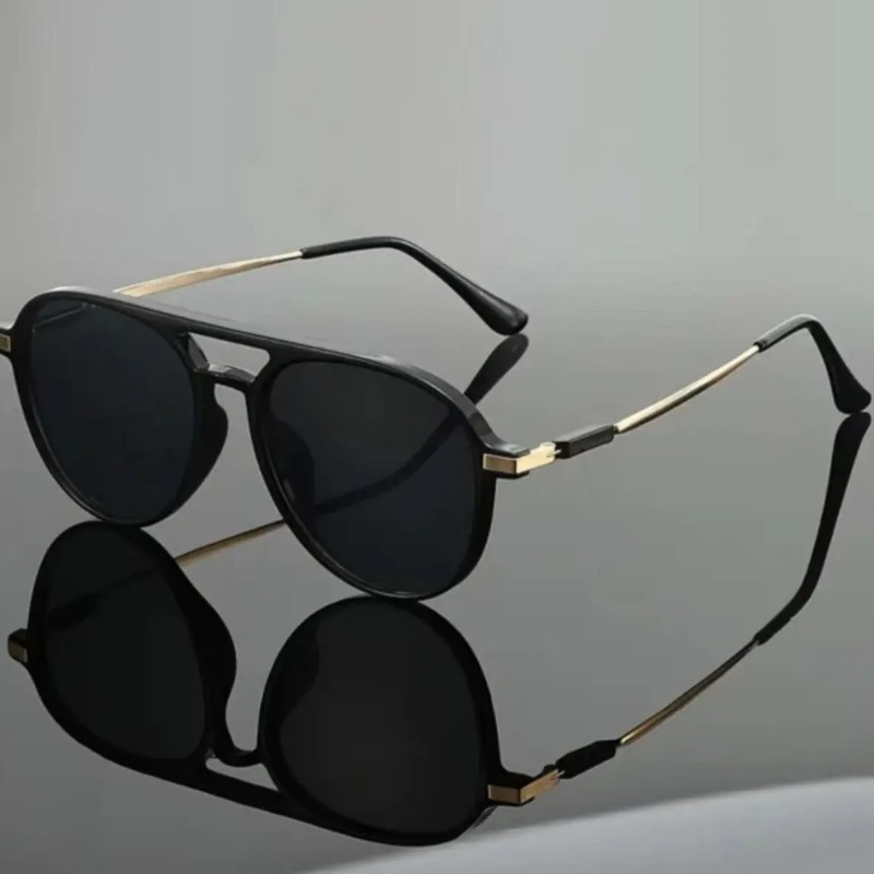 Men'S Fashion Glasses - Gafas de Sol Vintage Estilo Piloto
