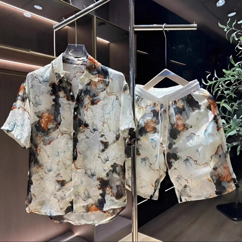 Queer Men'S Fashion - Conjunto casual de dos piezas a