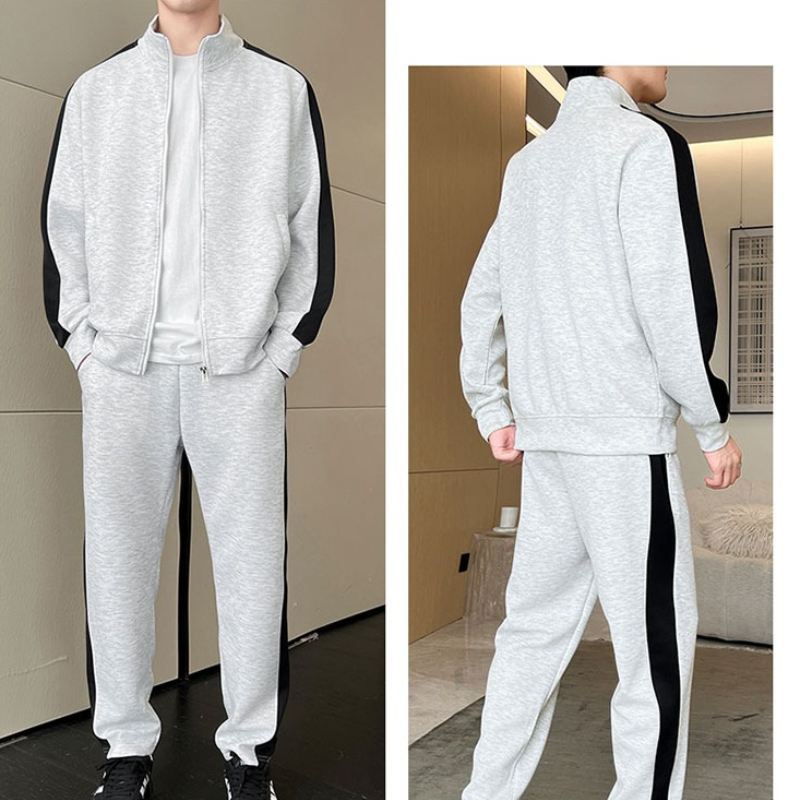 Men'S Fashion Zipper Jacket - Conjunto deportivo informal de otoño para