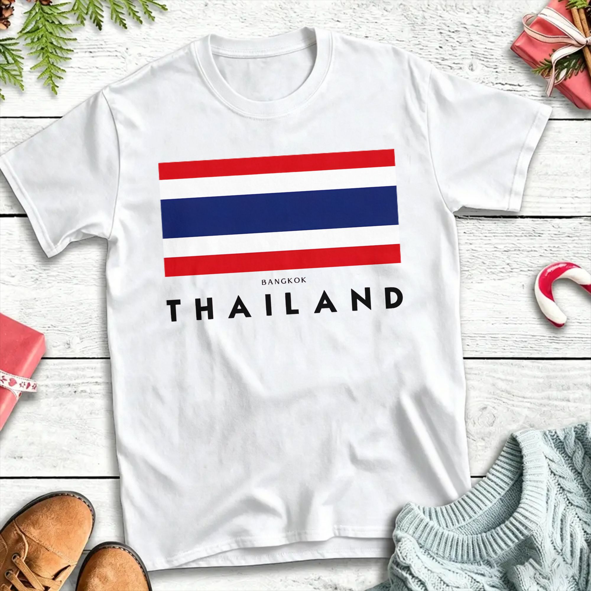 Mens Fashion Bangkok - Camiseta Streetwear de Verano, Estilo Bangkok