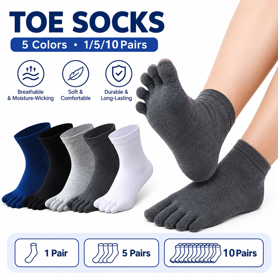 Socks Ankle Men - 1/5/12 pares de calcetines unisex de