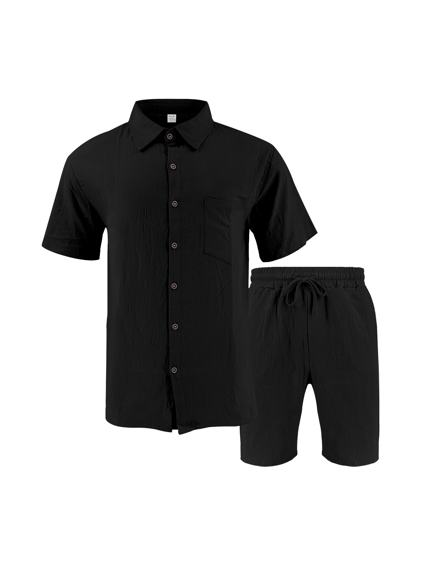 Linen Shirt Summer - Conjunto de Dos Piezas de Lino