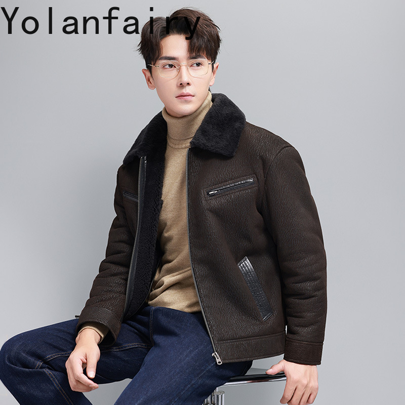 YOLANFAIRY Vintage moda abrigo - Men'S Fashion Zipper Jacket reseña y precio