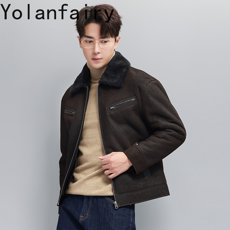 YOLANFAIRY Vintage moda abrigo - Men'S Fashion Zipper Jacket reseña y precio