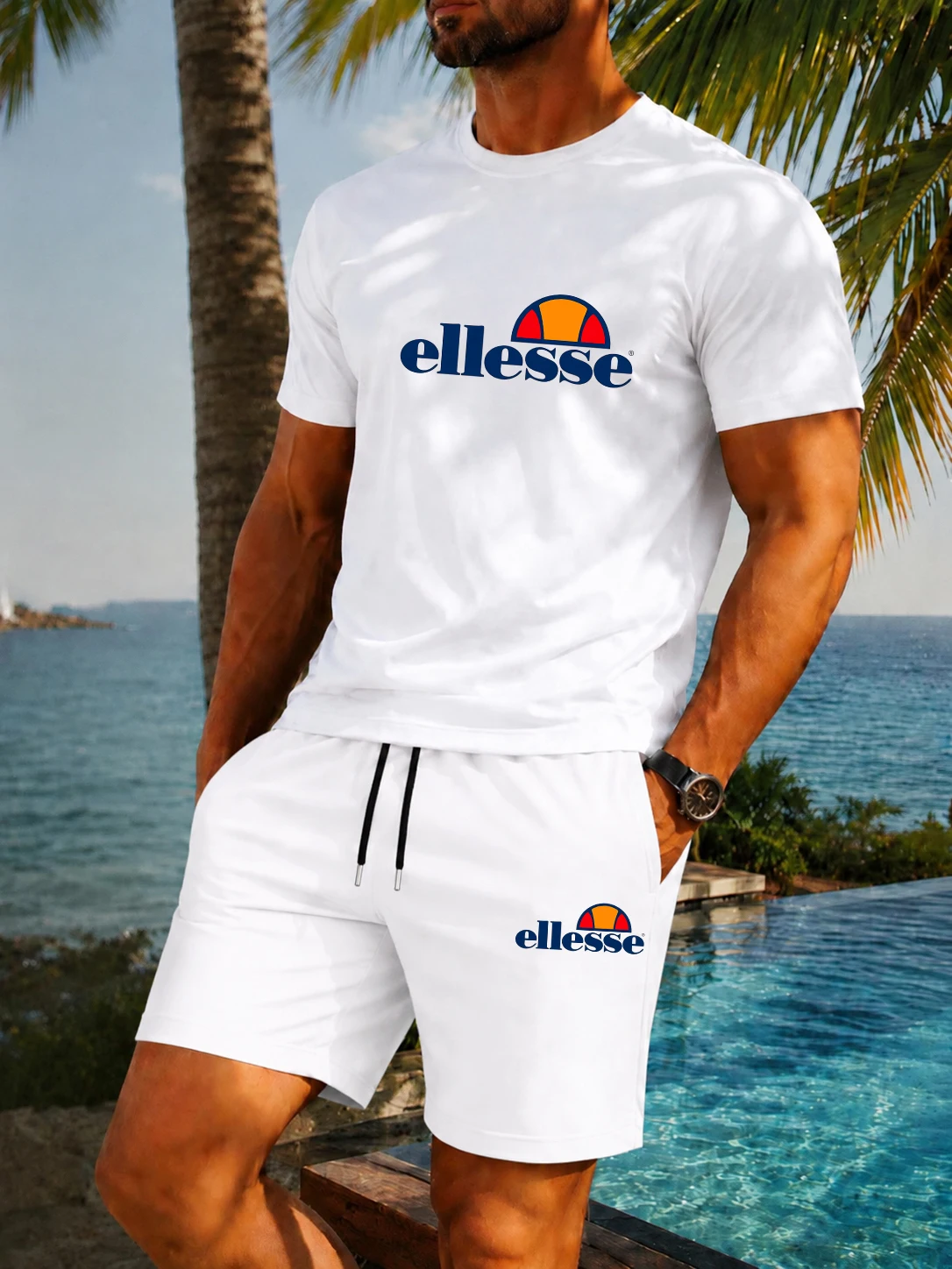 Nuevo Conjunto de Dos Piezas d - Queer Men'S Fashion reseña y precio
