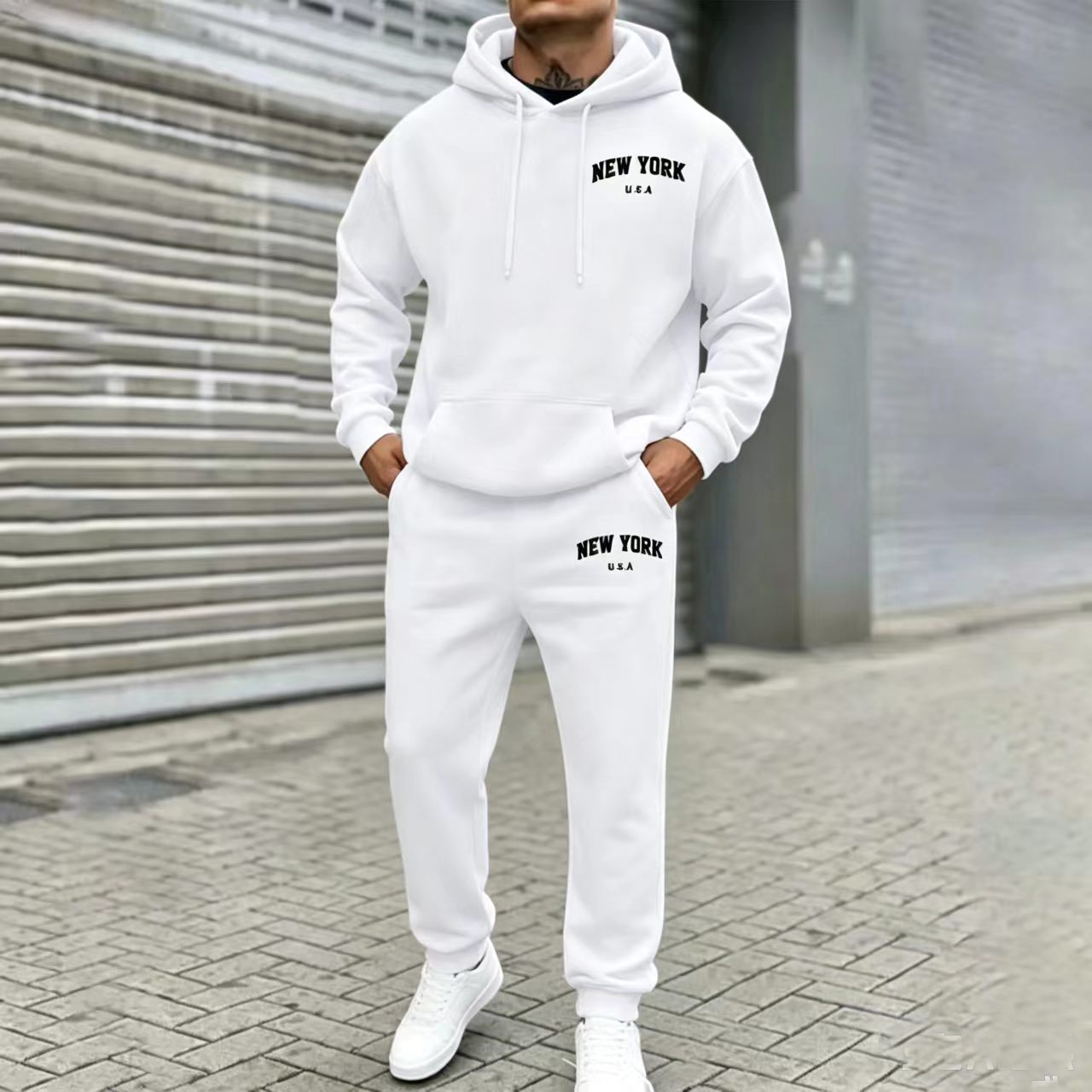 Sudadera con estampados de Nue - York Men'S Fashion reseña y precio