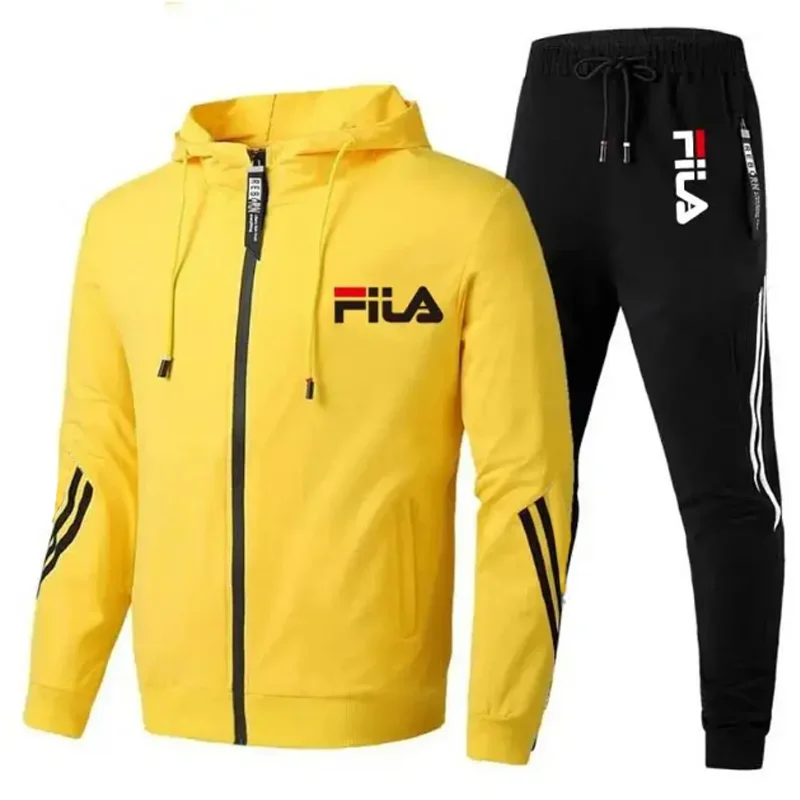 Conjunto de dos piezas de moda - Men'S Fashion Zipper Jacket reseña y precio
