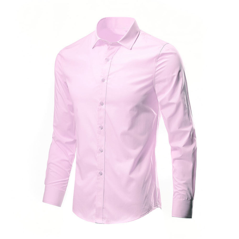 Camisa de vestir de corte enta - Dress Shirt Non-Iron reseña y precio