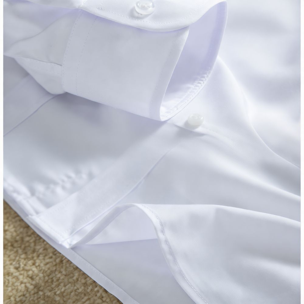 Camisa de vestir de corte enta - Dress Shirt Non-Iron reseña y precio