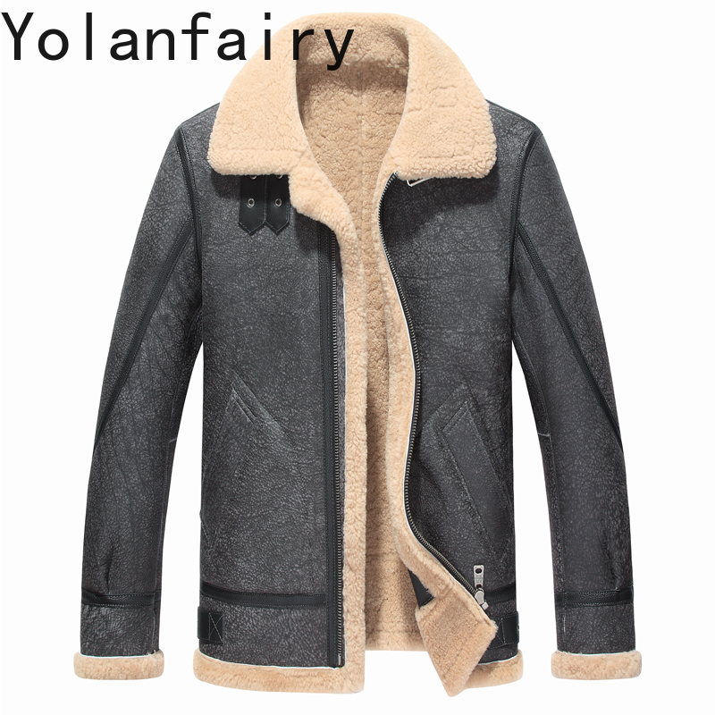 YOLANFAIRY chaquetas de cuero  - Men'S Fashion Zipper Jacket reseña y precio