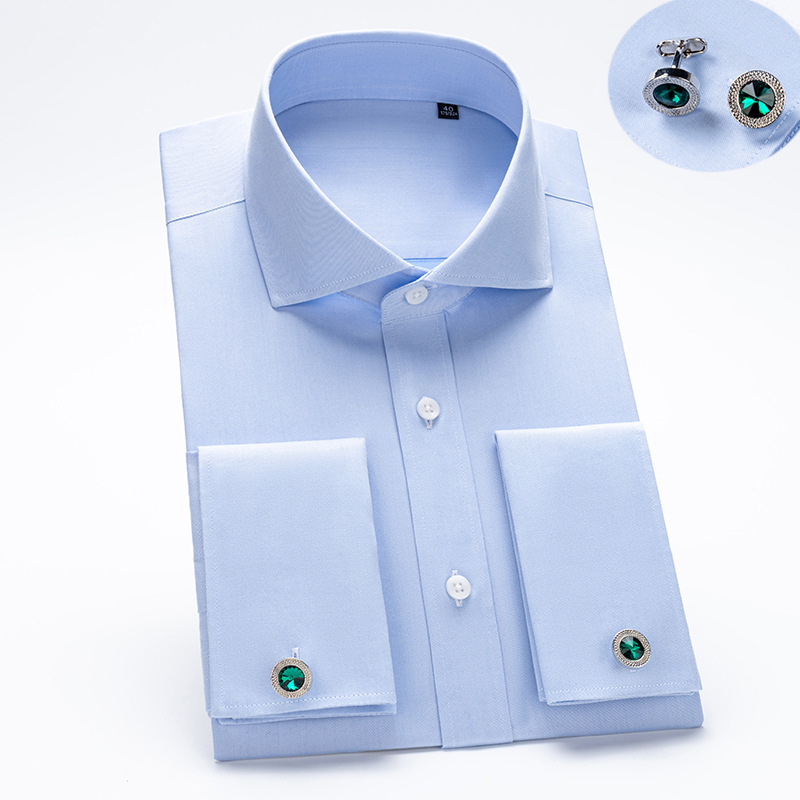 Camisa de algodón con cuello d - Dress Shirt Non-Iron reseña y precio