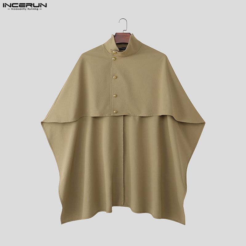 INCERUN: abrigo tipo capa para - Mens Fashion Poncho reseña y precio