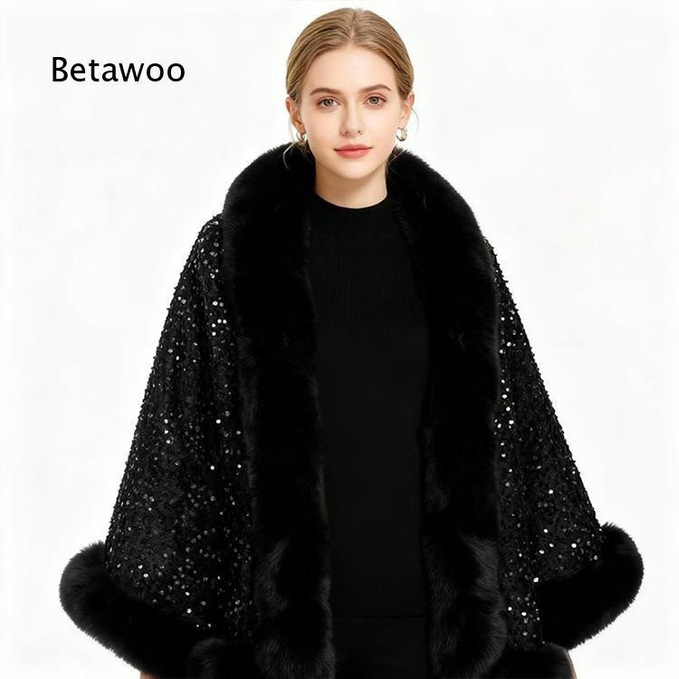 Poncho corto para mujer con cu - Mens Fashion Poncho reseña y precio
