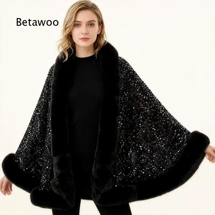 Poncho corto para mujer con cu - Mens Fashion Poncho reseña y precio