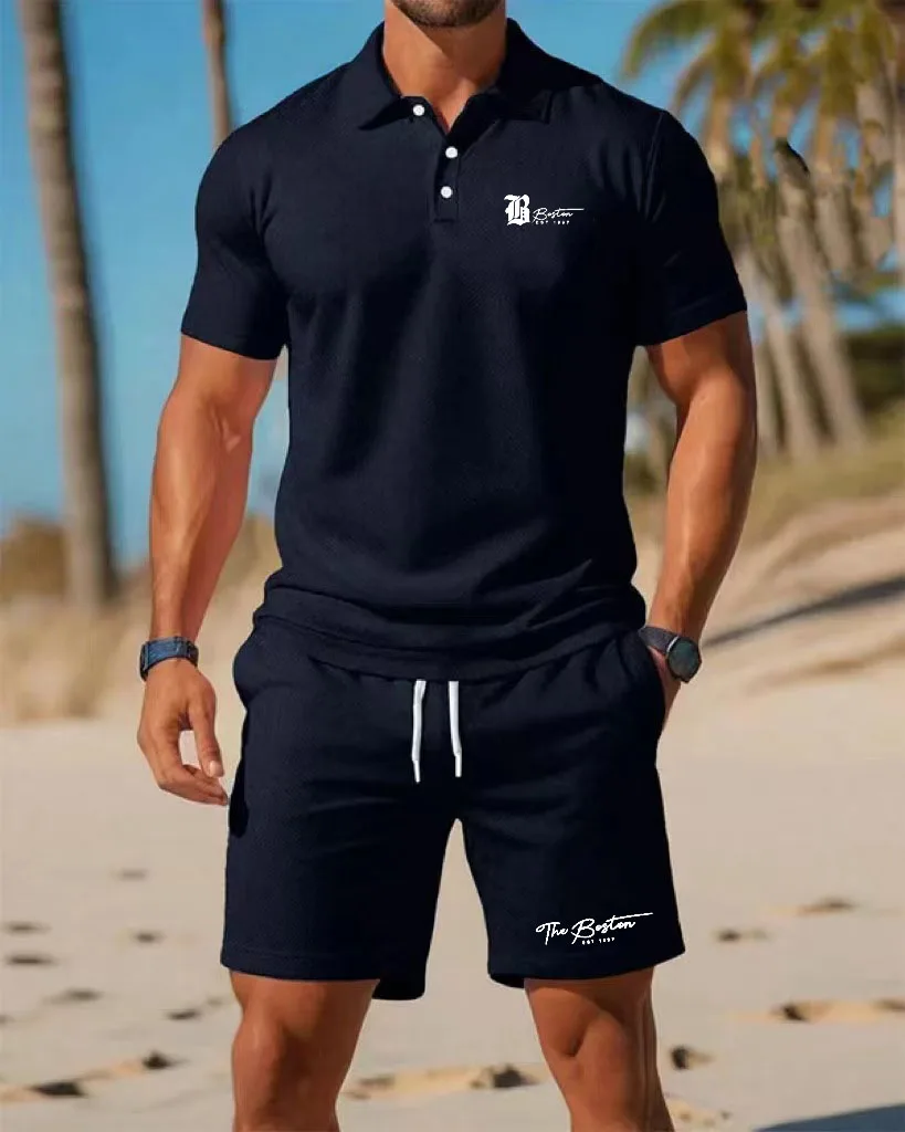 Conjunto de camisa Polo para h - Queer Men'S Fashion reseña y precio
