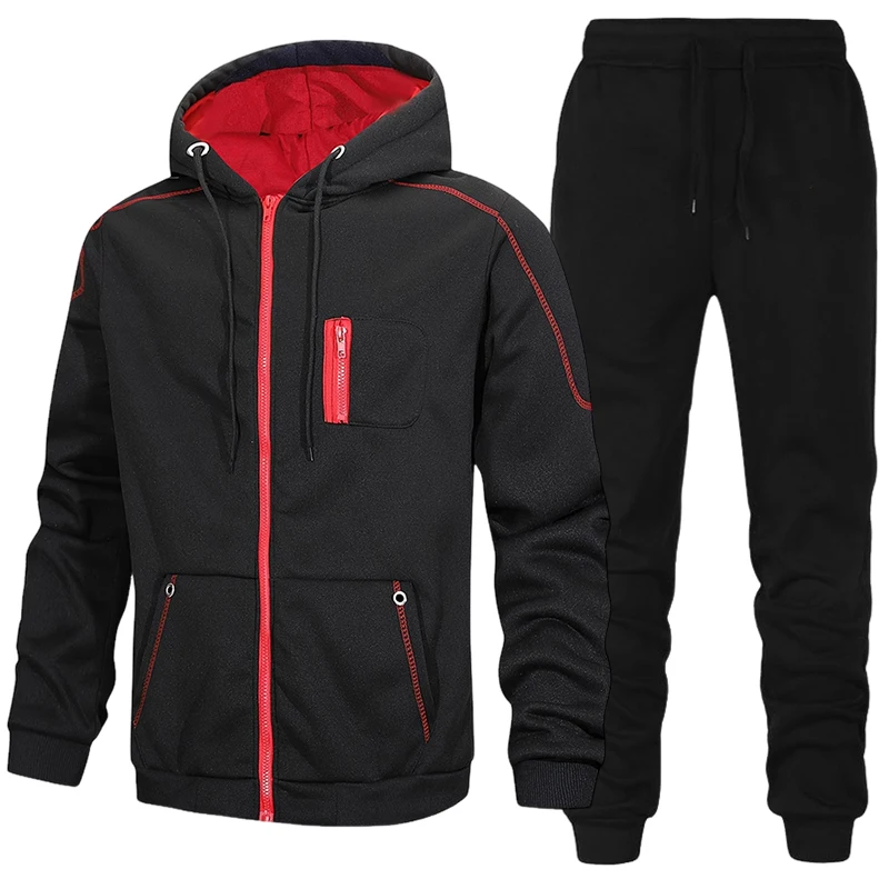 Conjunto Deportivo para Hombre - Men'S Fashion Zipper Jacket reseña y precio