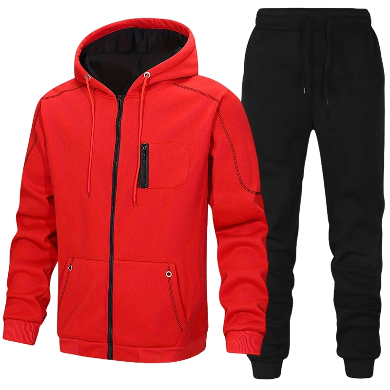 Conjunto Deportivo para Hombre - Men'S Fashion Zipper Jacket reseña y precio