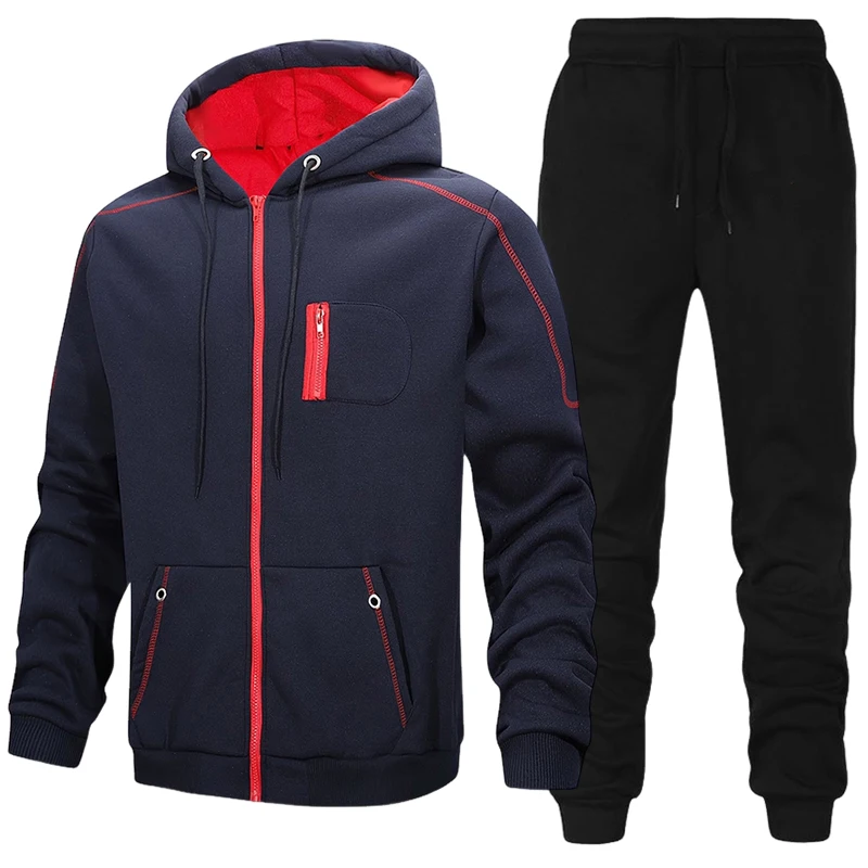 Conjunto Deportivo para Hombre - Men'S Fashion Zipper Jacket reseña y precio