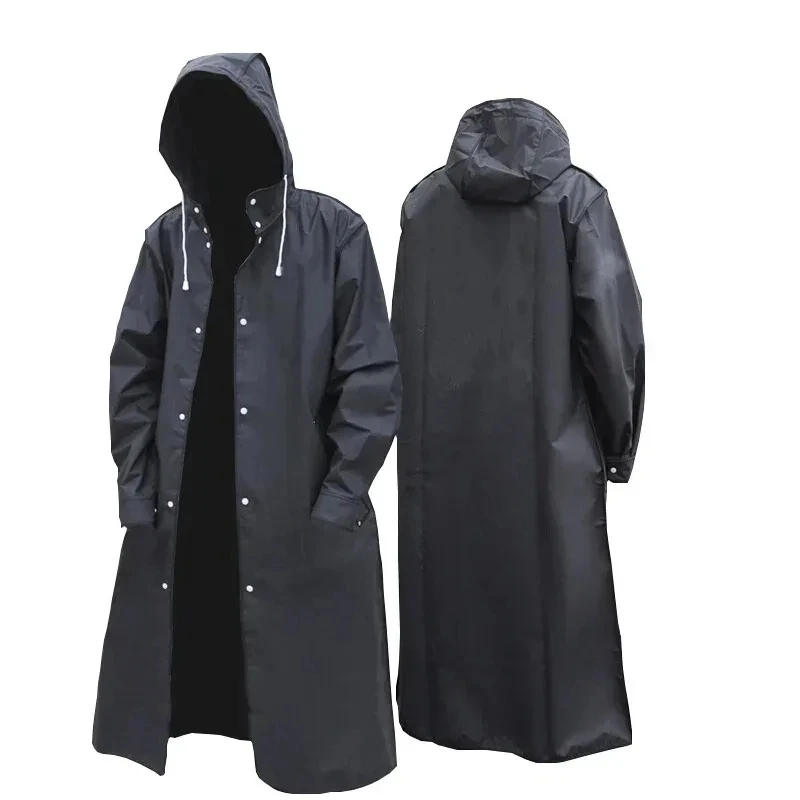 Chubasquero largo impermeable  - Mens Fashion Poncho reseña y precio
