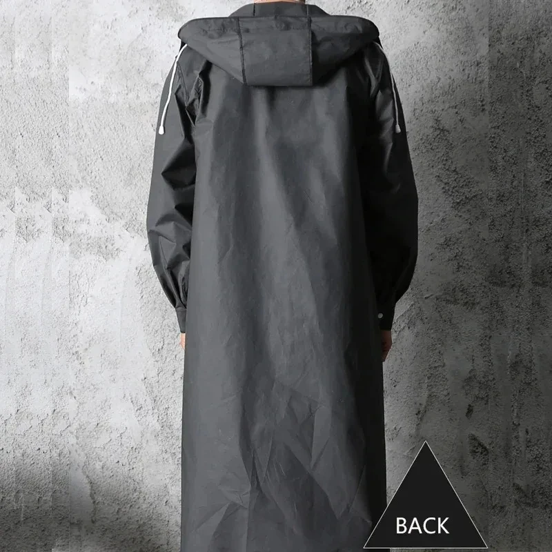 Chubasquero largo impermeable  - Mens Fashion Poncho reseña y precio