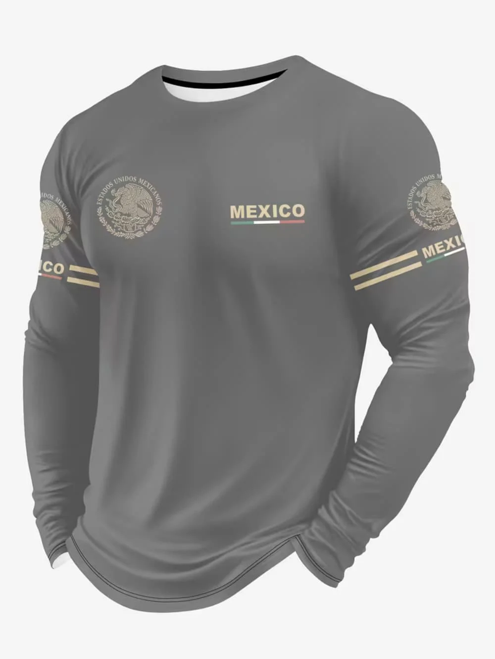 Camiseta con estampado de águi - Queer Men'S Fashion reseña y precio