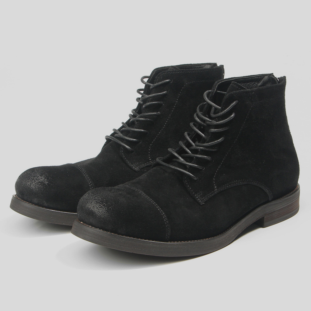 Botas de cuero de vaca tipo an - Oxford Shoes Brogue reseña y precio