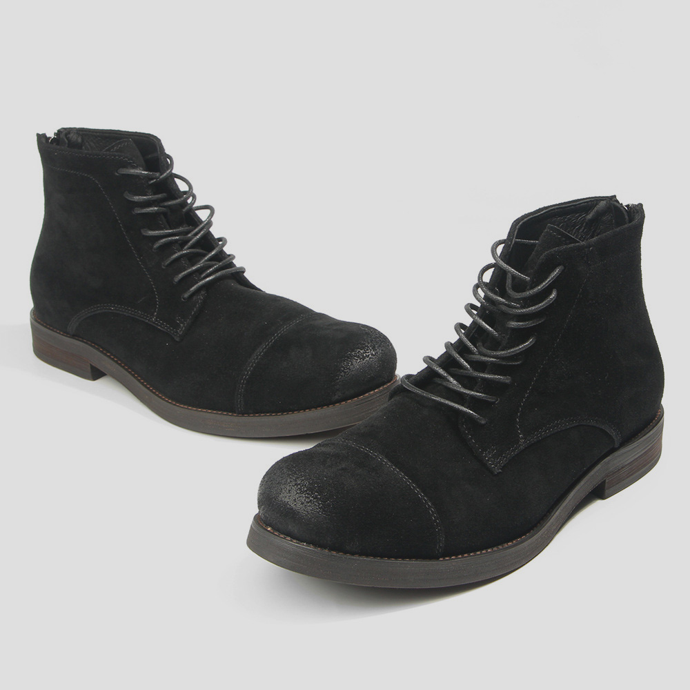 Botas de cuero de vaca tipo an - Oxford Shoes Brogue reseña y precio