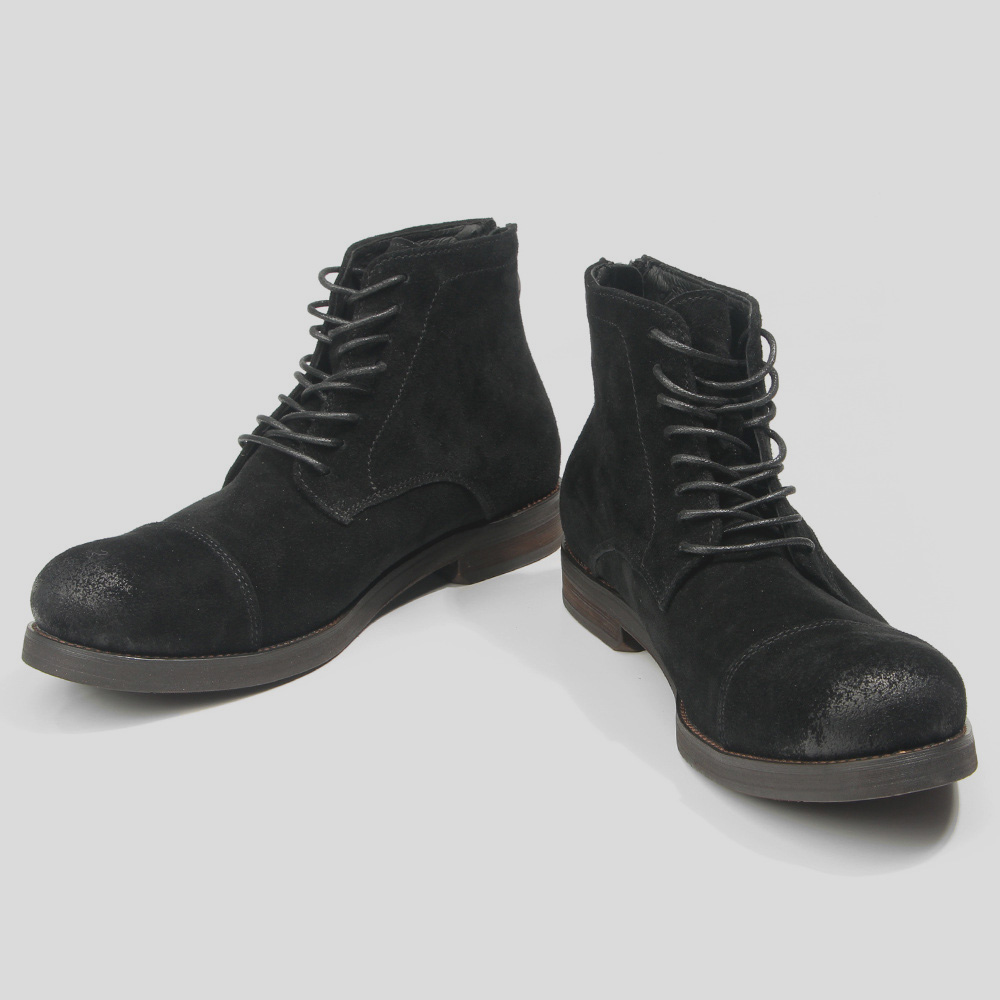 Botas de cuero de vaca tipo an - Oxford Shoes Brogue reseña y precio