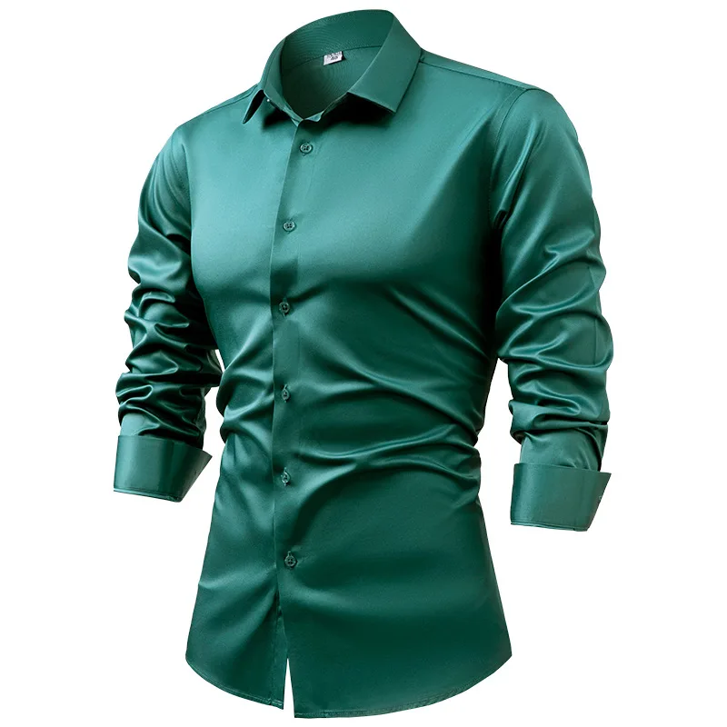 2025 Camisas de vestir de mang - Dress Shirt Non-Iron reseña y precio