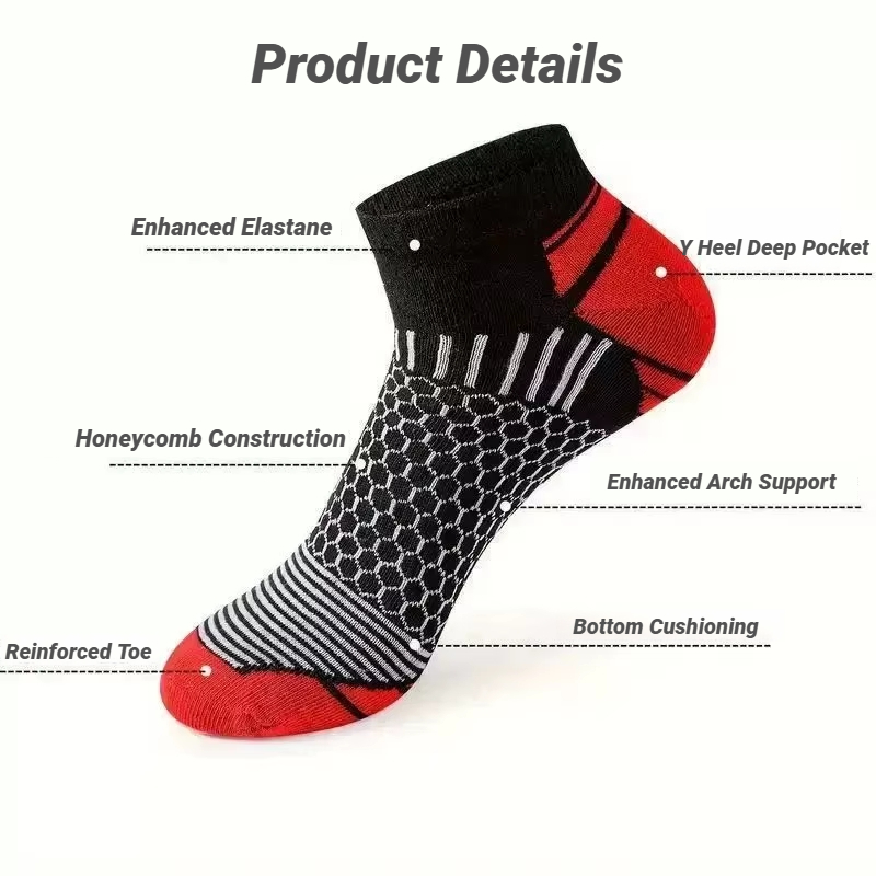 6 pares de calcetines deportiv - Socks Ankle Men reseña y precio