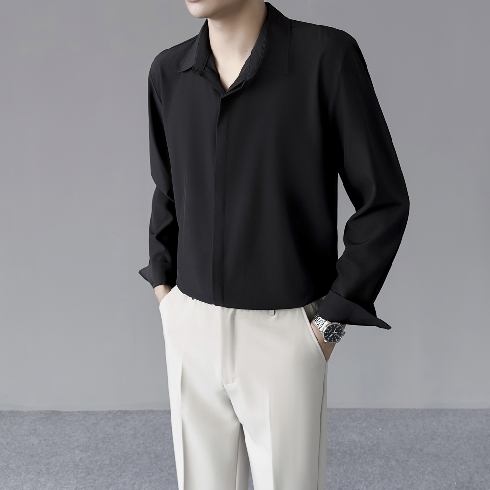 Camisa de seda helada fina par - Dress Shirt Non-Iron reseña y precio