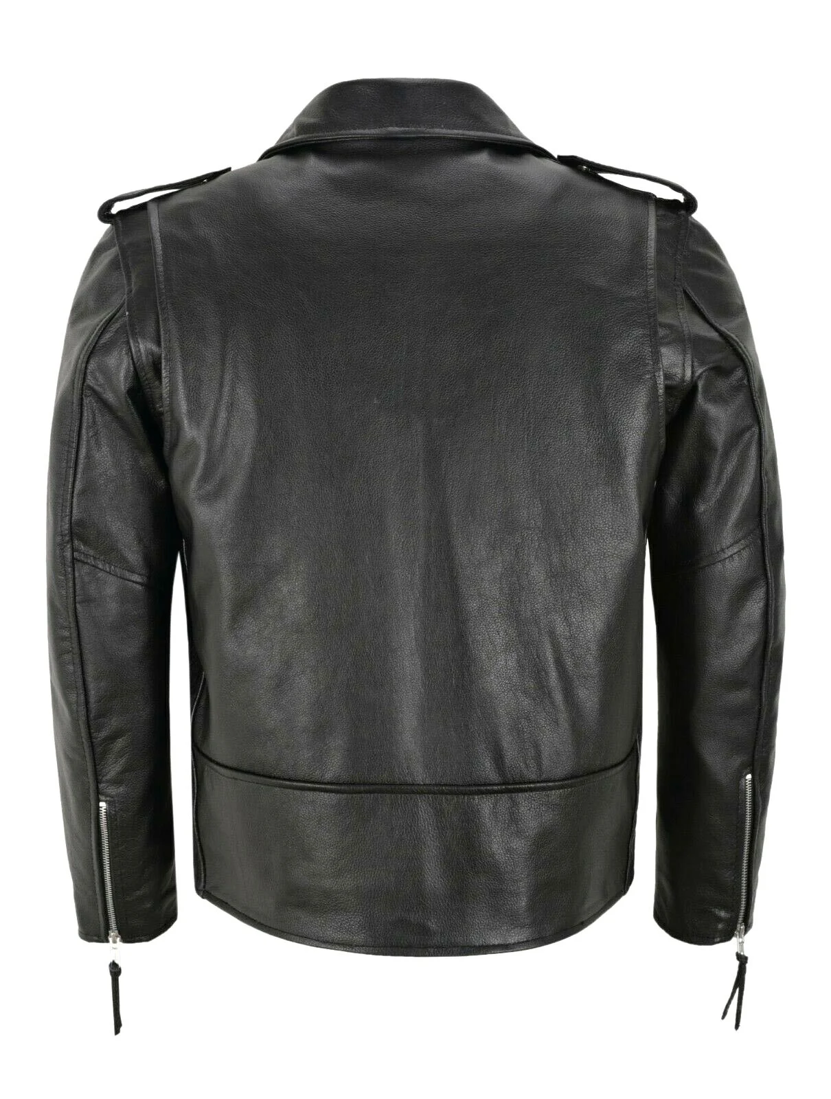 Chaqueta de cuero para hombre, - Men'S Fashion Zipper Jacket reseña y precio