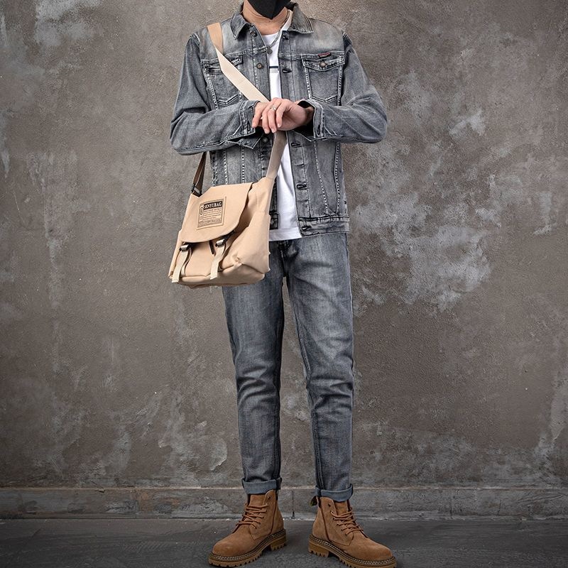 Conjunto de Chaqueta de Mezcli - Men'S Fashion Zipper Jacket reseña y precio