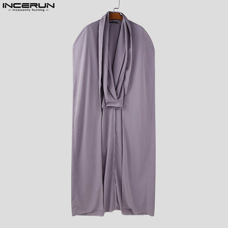 INCERUN, camisa de estilo larg - Mens Fashion Poncho reseña y precio