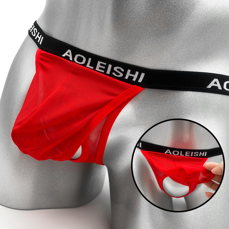 Jockstrap de malla transparent - Men'S Fashion Underwear Brands reseña y precio