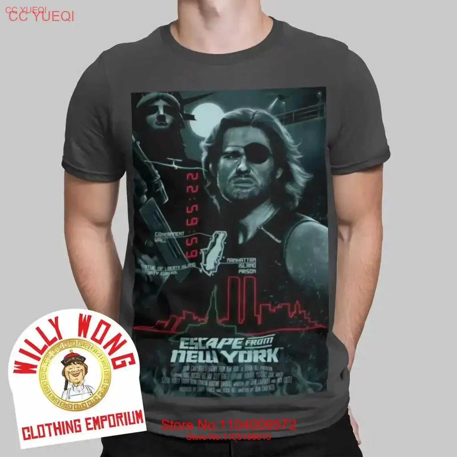 Escape From New York camiseta  - York Men'S Fashion reseña y precio