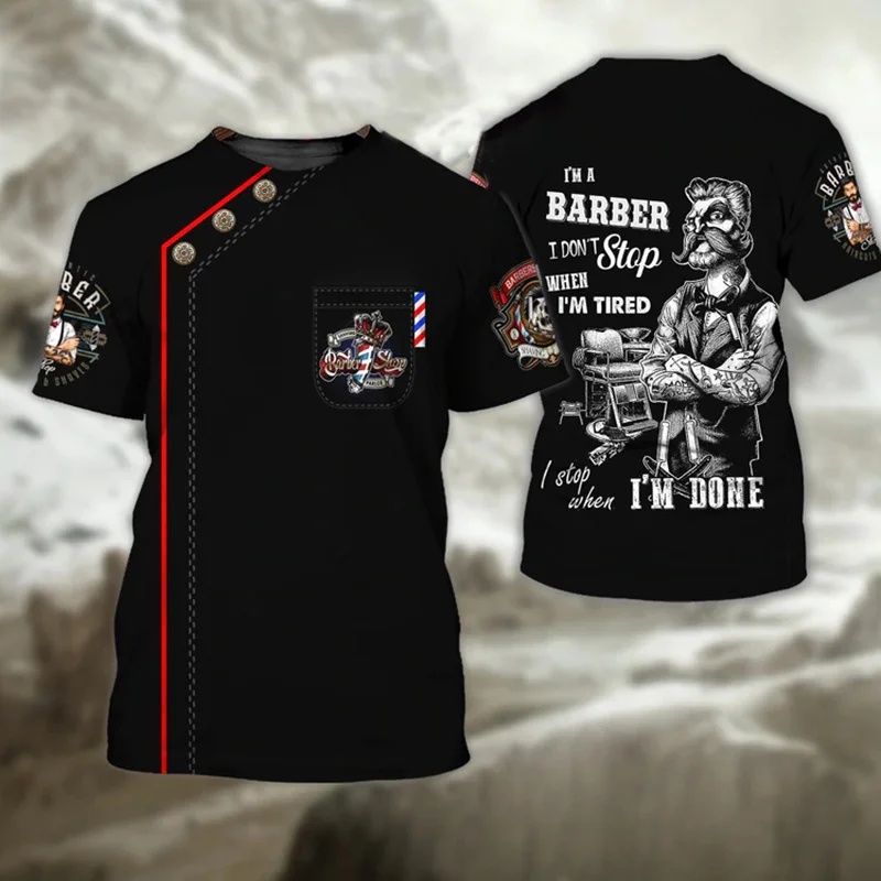 Camiseta de barbero personaliz - Men'S Fashion Haircuts reseña y precio