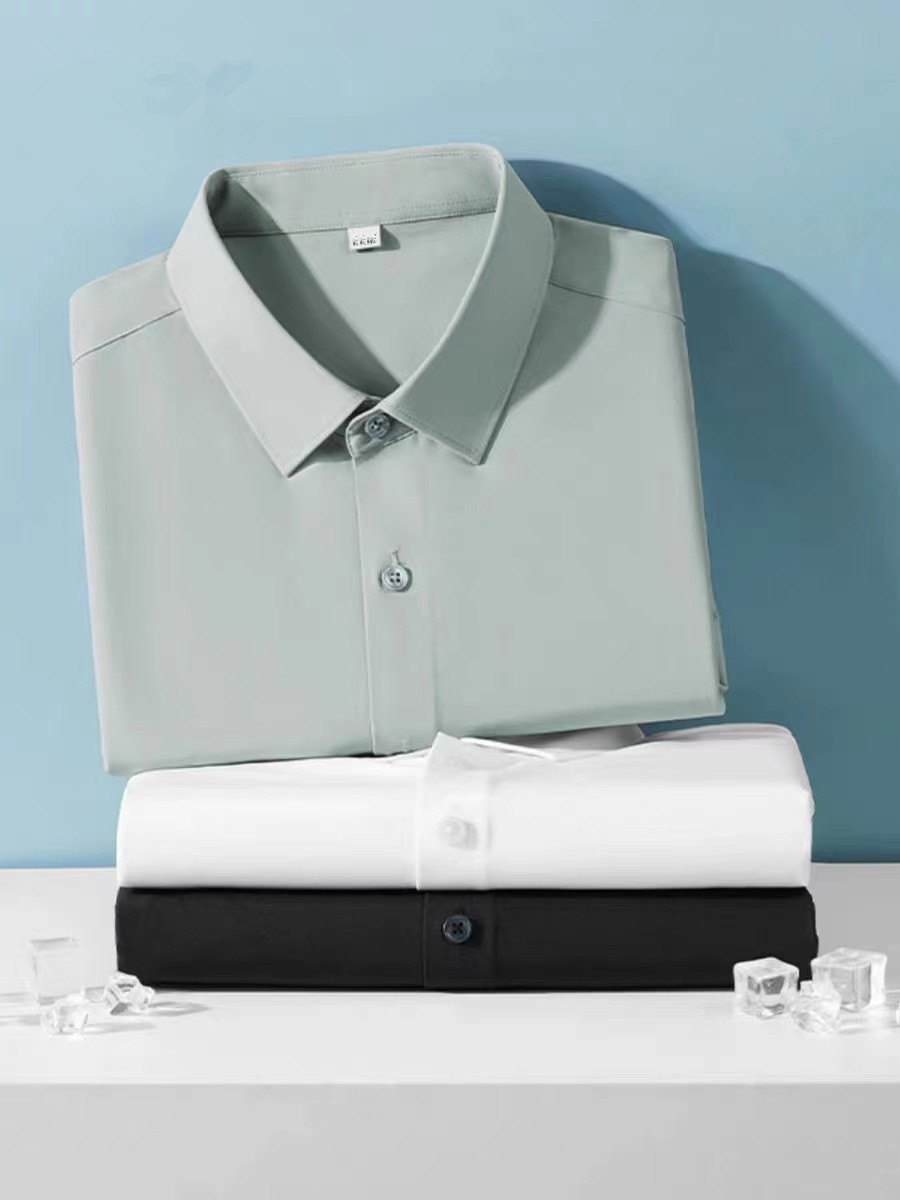 Camisa de negocios para hombre - Dress Shirt Non-Iron reseña y precio