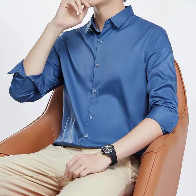 Camisa de negocios para hombre - Dress Shirt Non-Iron reseña y precio