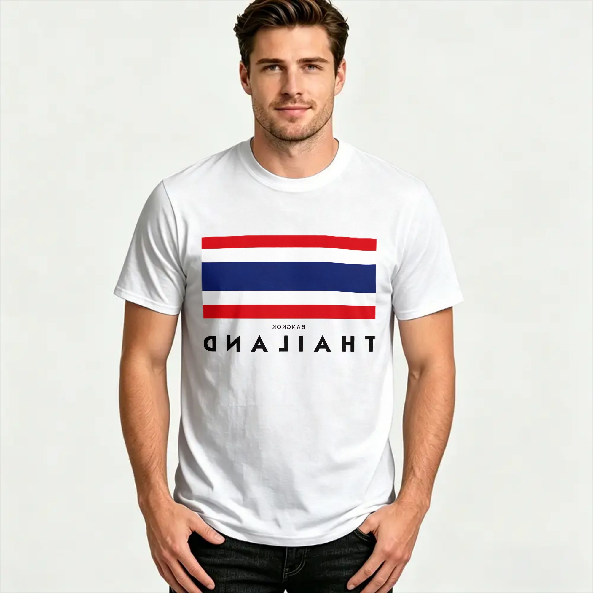 Camiseta Streetwear de Verano, - Mens Fashion Bangkok reseña y precio