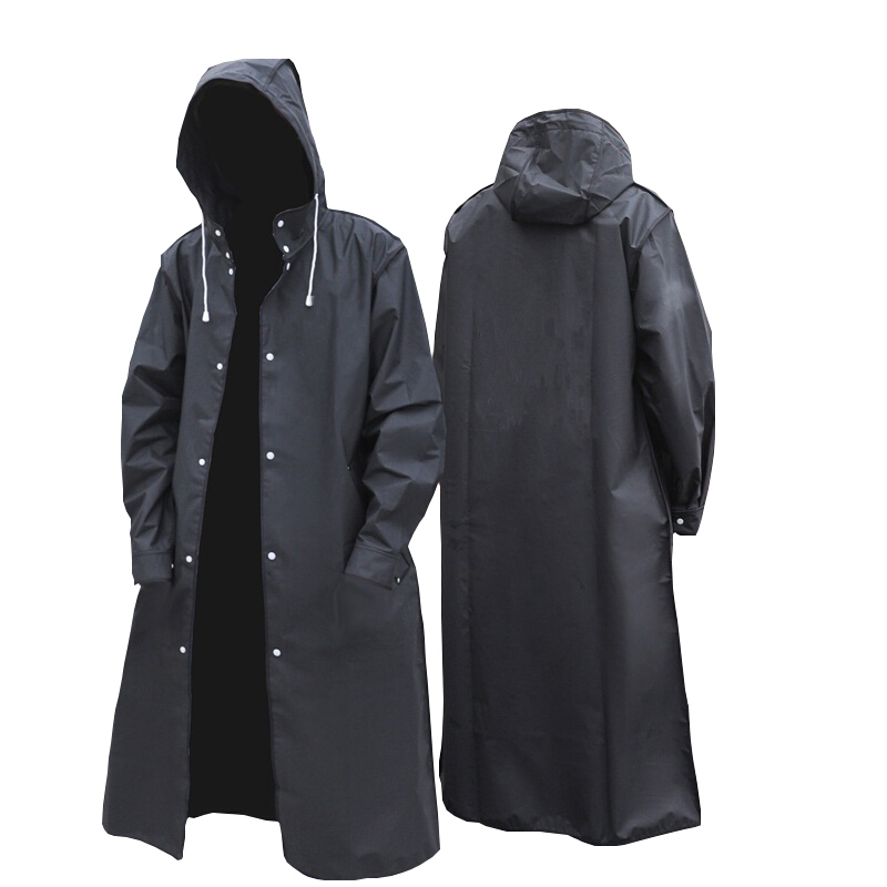 Chubasquero largo impermeable  - Mens Fashion Poncho reseña y precio